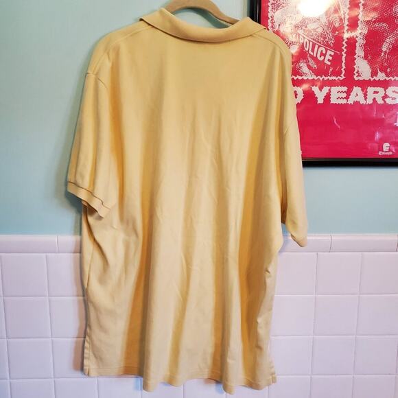 Polo Ralph Lauren Pastel Yellow 100% Polo Shirt Men's Size XXL - Picture 6 of 8